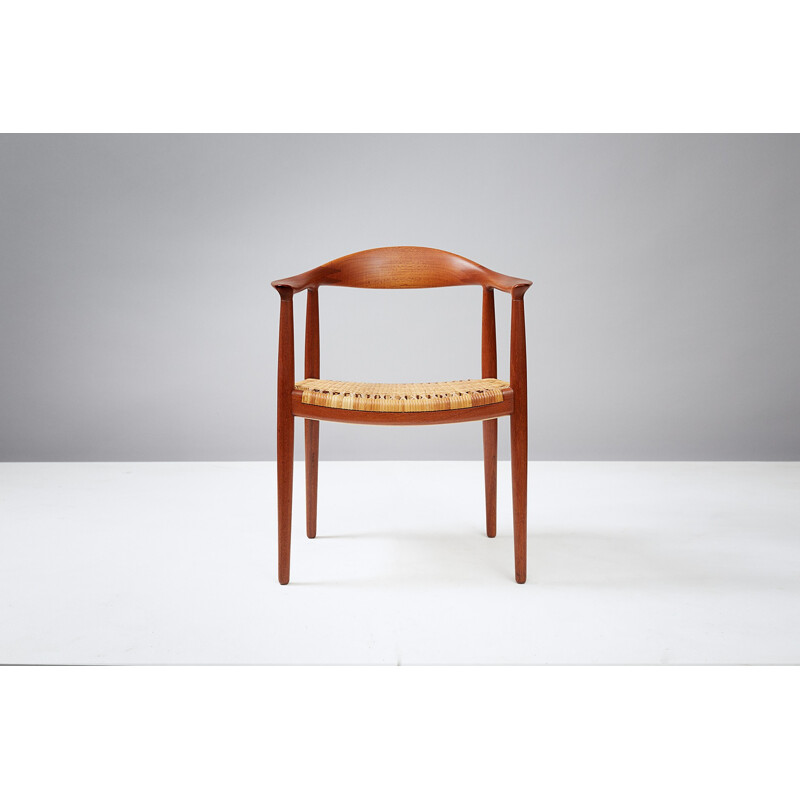 JH-501 "The chair" armchair in teak by Hans Wegner - 1940s