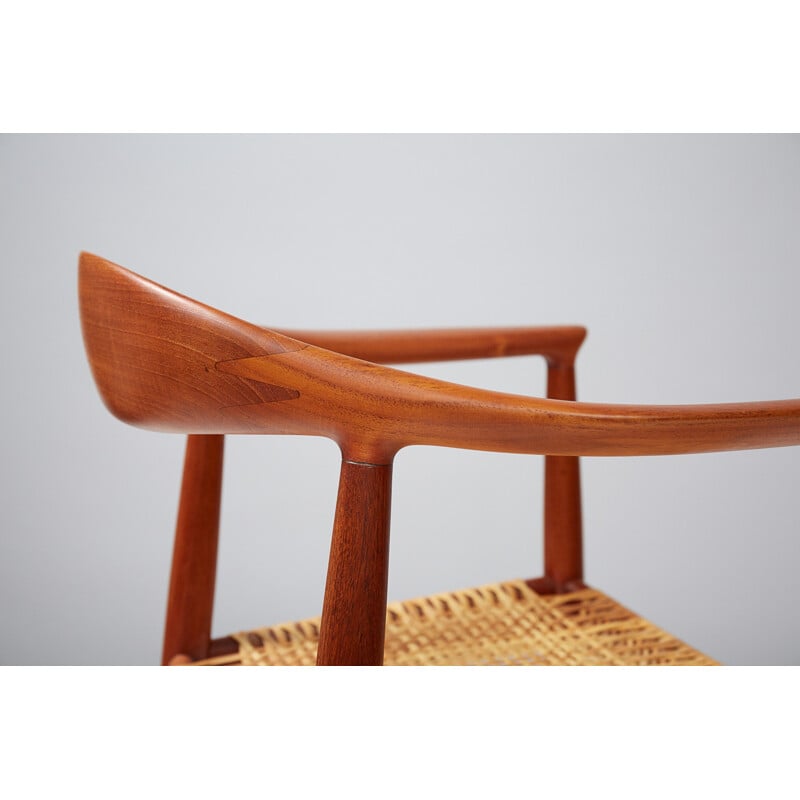 Fauteuil "The chair" JH-501 vintage en Teck par Hans Wegner  - 1940