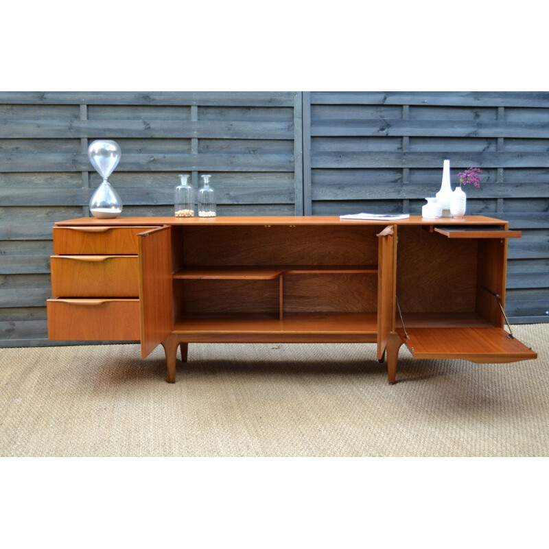 Vintage Teak Sideboard with 3 drawers and 2 doors by McIntosh - 1960s