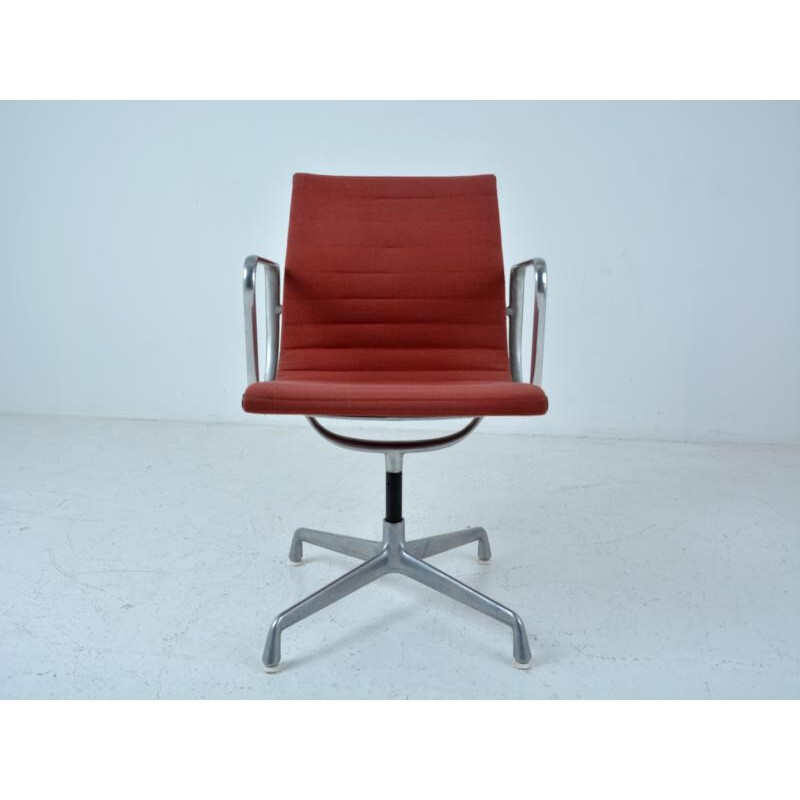 Vintage Armchair EA 107 swivel model "group aluminum" - 1950s