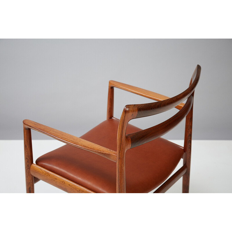 Set of 2 Vintage Rosewood Armchairs by Johannes Norgaard - 1960s