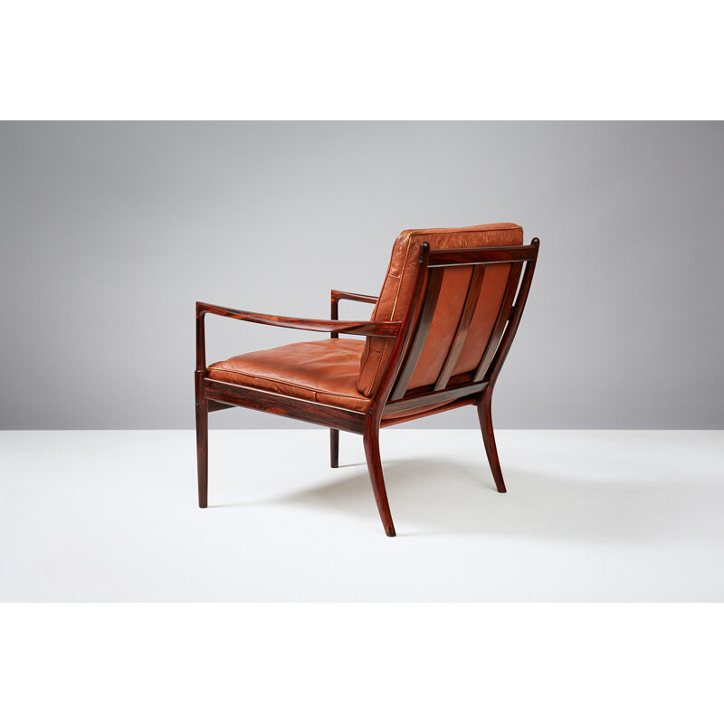 Vintage rosewood easy chair by Ib Kofod-Larsen Samso - 1950s