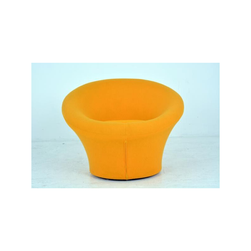 Vintage Yellow Armchair "Mushroom" par Pierre Paulin - 1960s