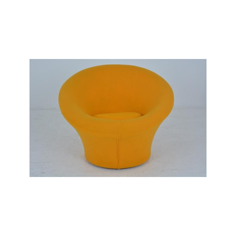 Vintage Yellow Armchair "Mushroom" par Pierre Paulin - 1960s