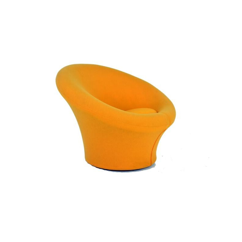 Vintage Yellow Armchair "Mushroom" par Pierre Paulin - 1960s