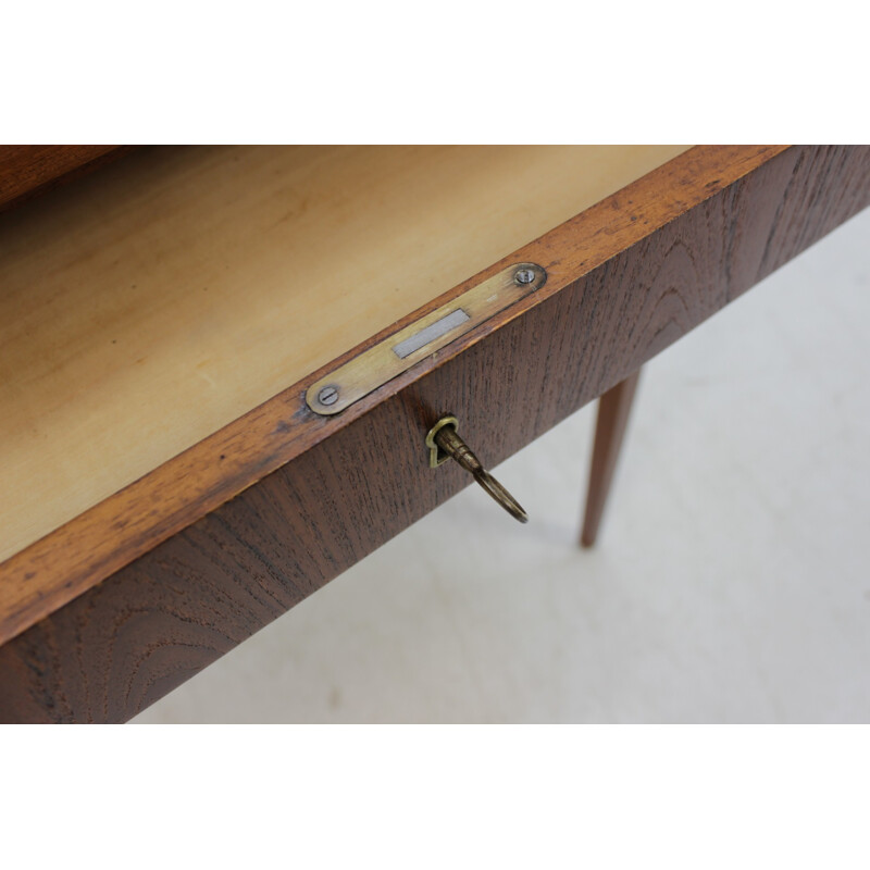 Vintage Danish writing desk with 3 drawers - 1960s