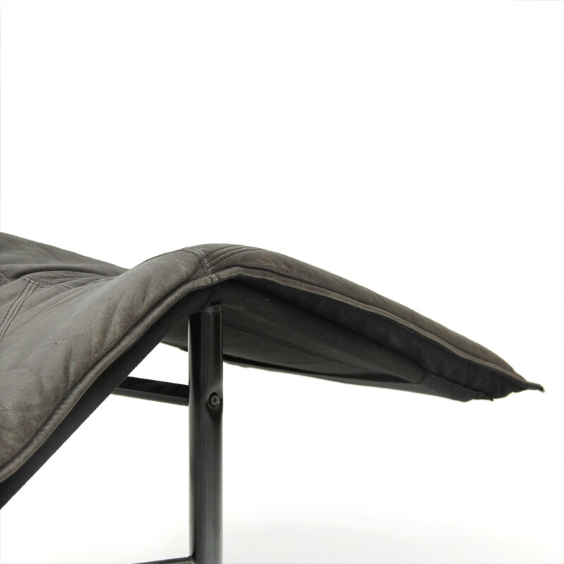 Chaise longue vintage en cuir par Tord Björklund pour Ikea - 1970