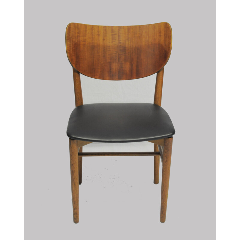 Set of 12 dining chairs in teak by Niels Koppel - 1950s