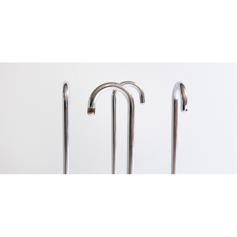 Vintage Italian coat rack in steel - 1980s