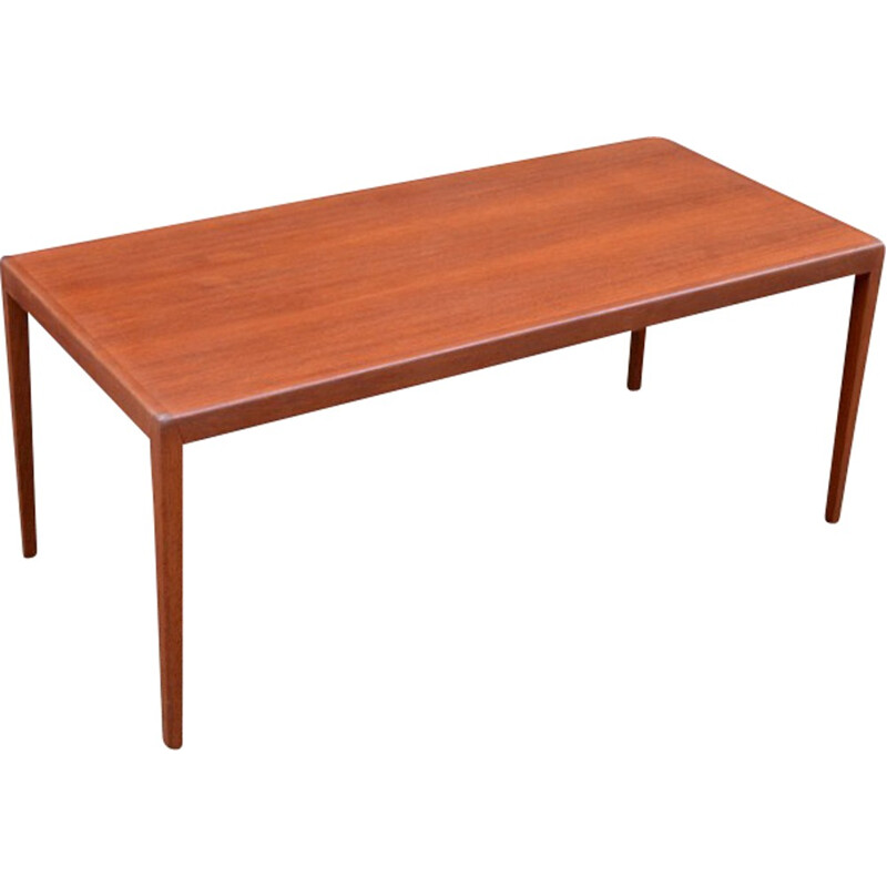 Rectangular Vintage teak coffee table - 1960s