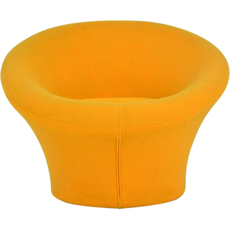 Vintage Yellow Armchair "Mushroom" par Pierre Paulin - 1960s