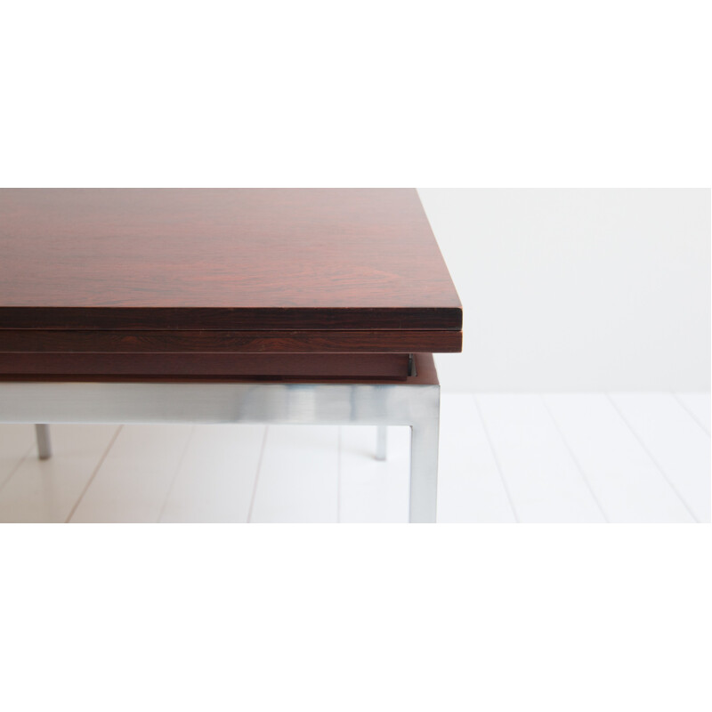 Vintage dining table in rosewood for Lübke - 1960s