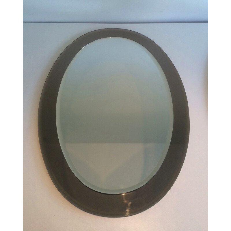 Pair of vintage glass mirrors, 1970