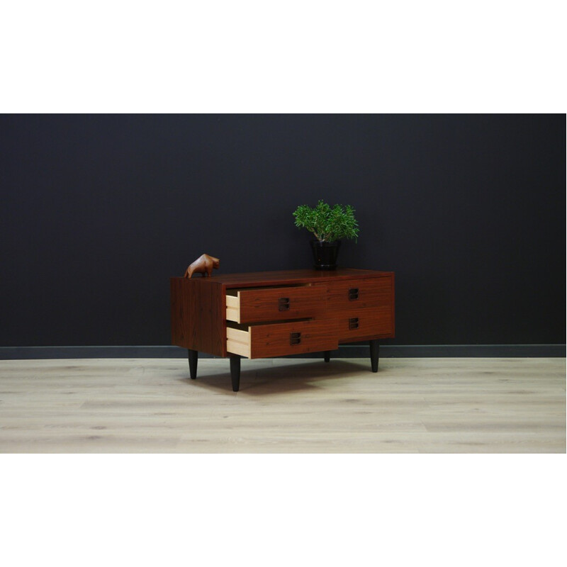 Scandinavian Vintage chest of drawers in rosewood - 1960s