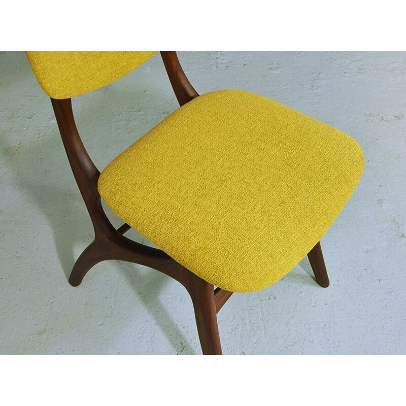 Set of 3 Vintage Teak dining chairs - 1950s