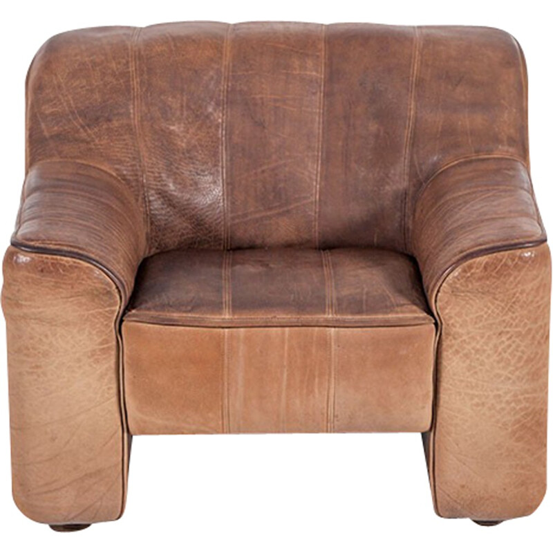 Vintage DS44 Armchair in leather from De Sede - 1970s