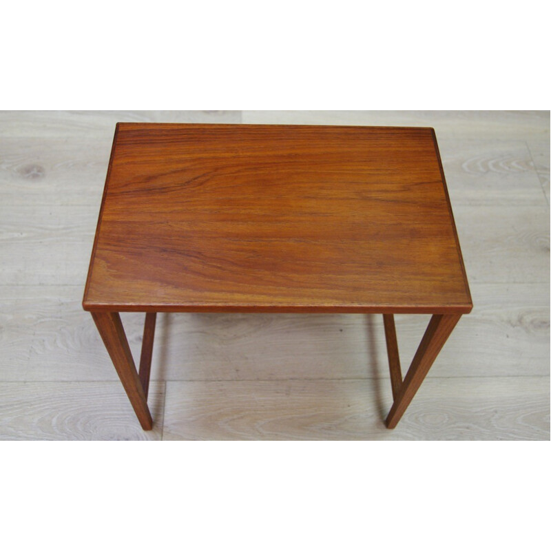 Set of 2 Vintage tables in Teak Danish Design - 1960s