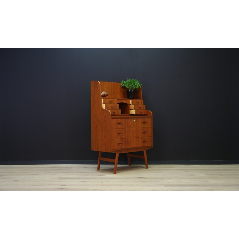 Vintage danish secretaire in teak - 1960s