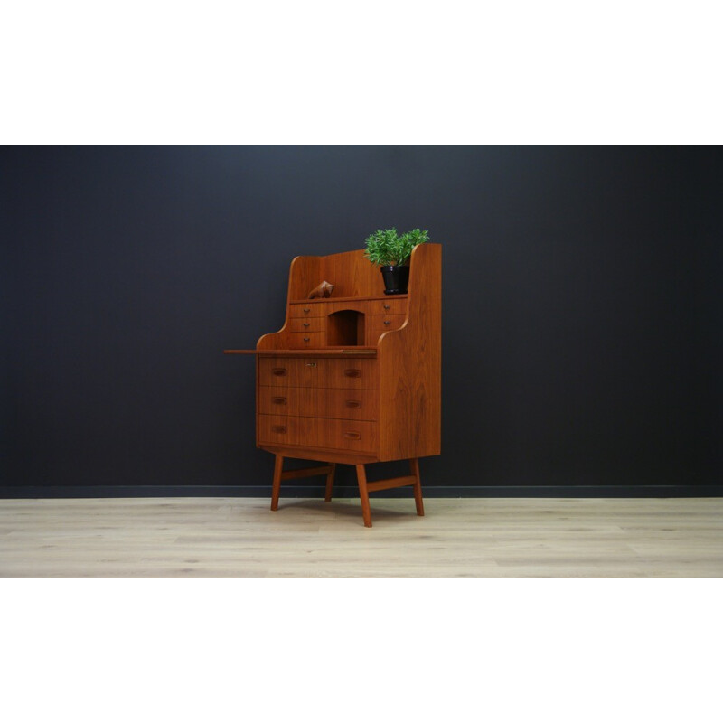 Vintage danish secretaire in teak - 1960s