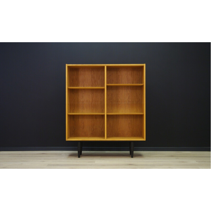 Bookcase ash retro vintage by Poul Hundevad - 1960s