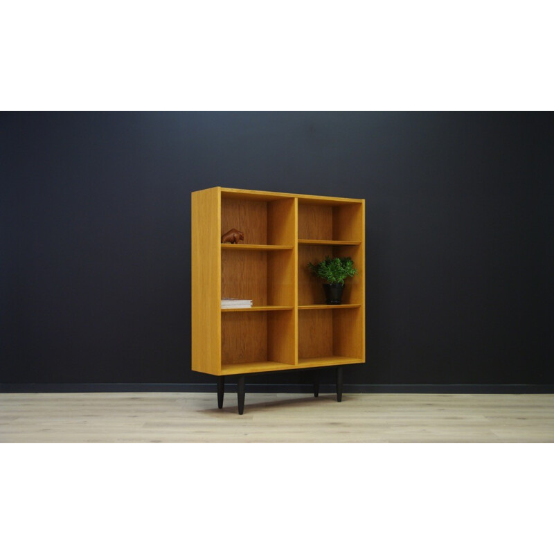 Bookcase ash retro vintage by Poul Hundevad - 1960s