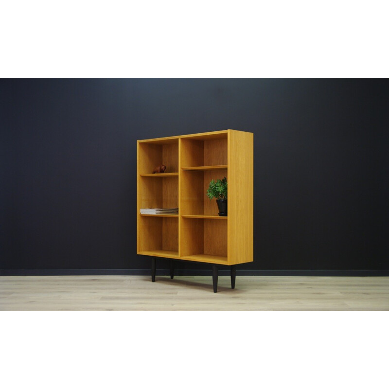Bookcase ash retro vintage by Poul Hundevad - 1960s