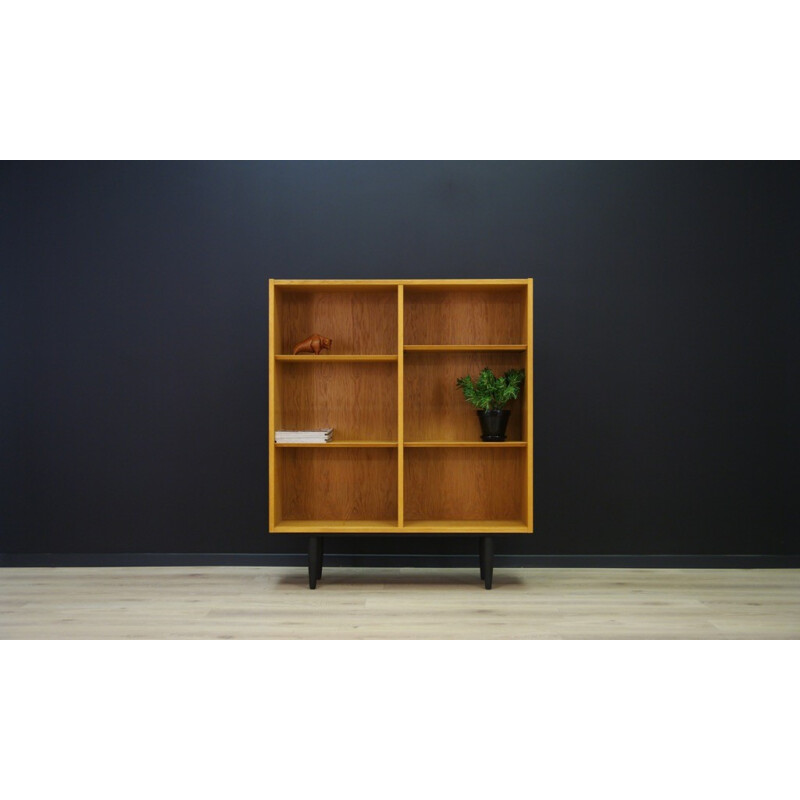 Bookcase ash retro vintage by Poul Hundevad - 1960s