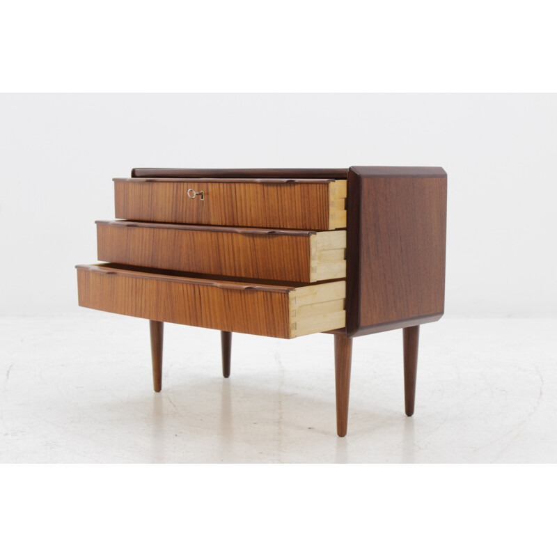 Danish Teak Vintage chest of drawers with 3 drawers - 1960s