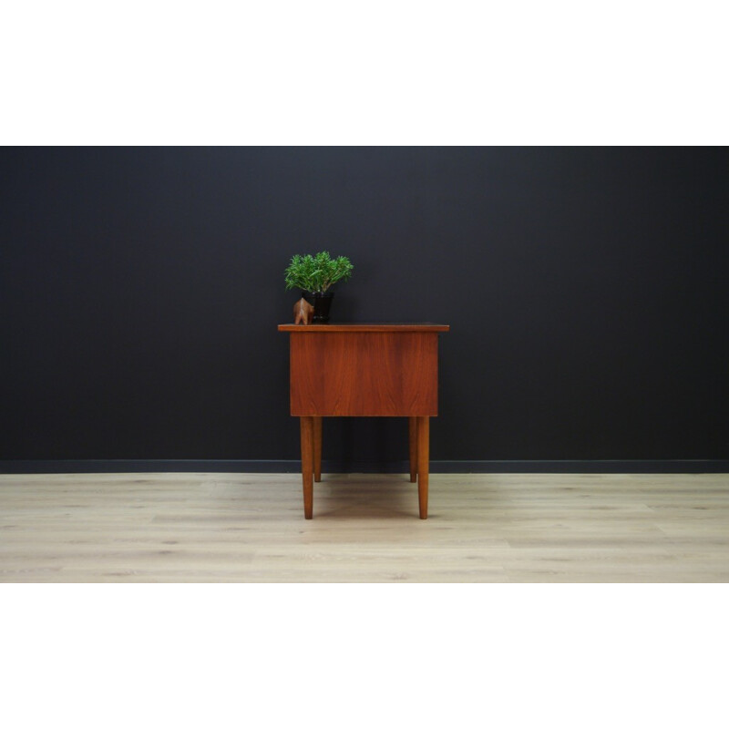 Vintage writing desk in teak - 1960s