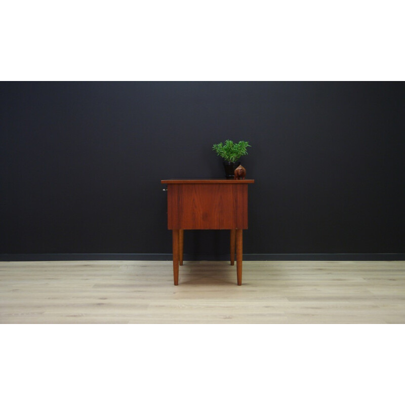 Vintage writing desk in teak - 1960s