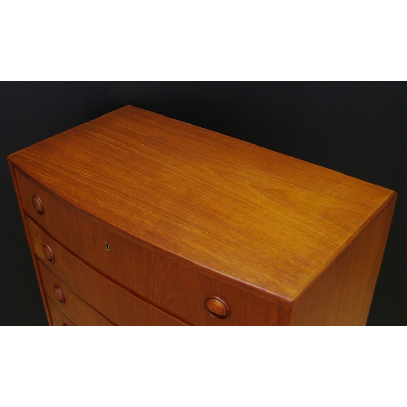 Vintage chest of drawers in teak by Kai Kristiansen - 1960s