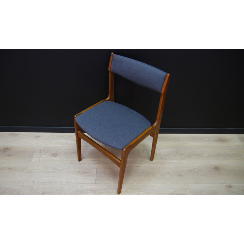 Set of 6 dining chairs in teak - 1960s