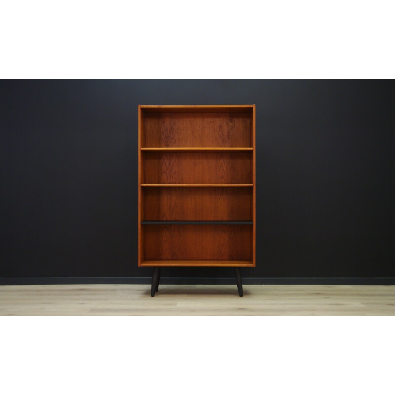 Vintage Scandinavian bookcase in teak - 1960s