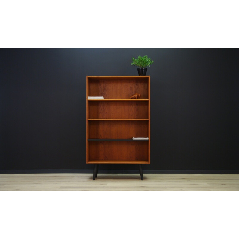 Vintage Scandinavian bookcase in teak - 1960s