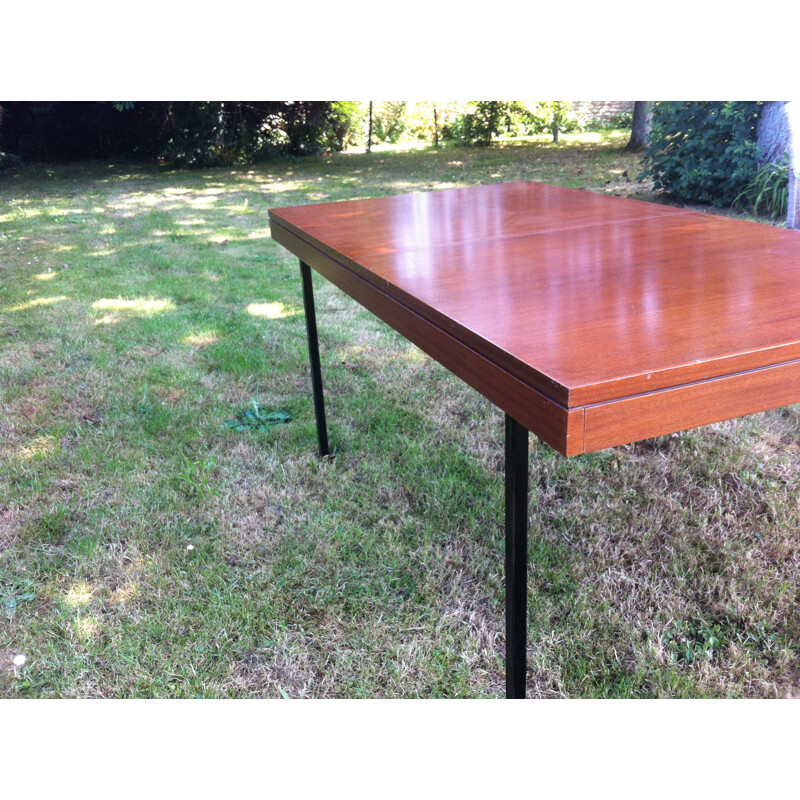 Vintage dining table in mahogany by the ARP for Minvielle - 1950s