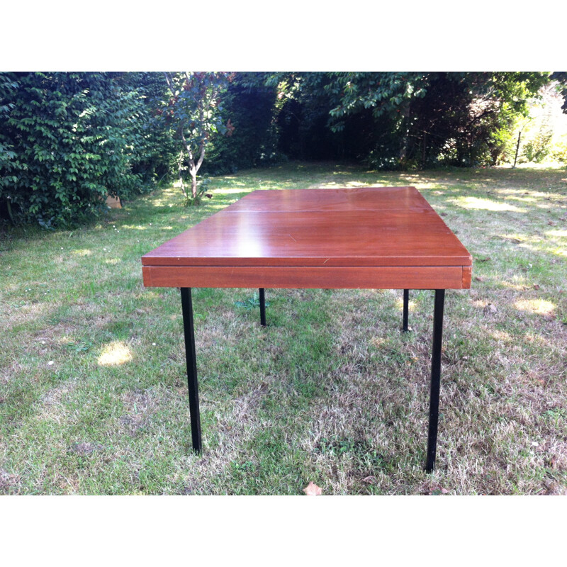 Vintage dining table in mahogany by the ARP for Minvielle - 1950s