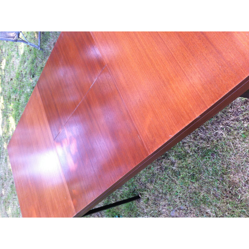 Vintage dining table in mahogany by the ARP for Minvielle - 1950s