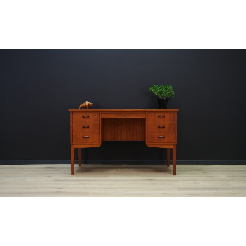 Vintage Danish design writing desk in teak - 1960s