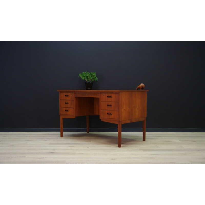 Vintage Danish design writing desk in teak - 1960s