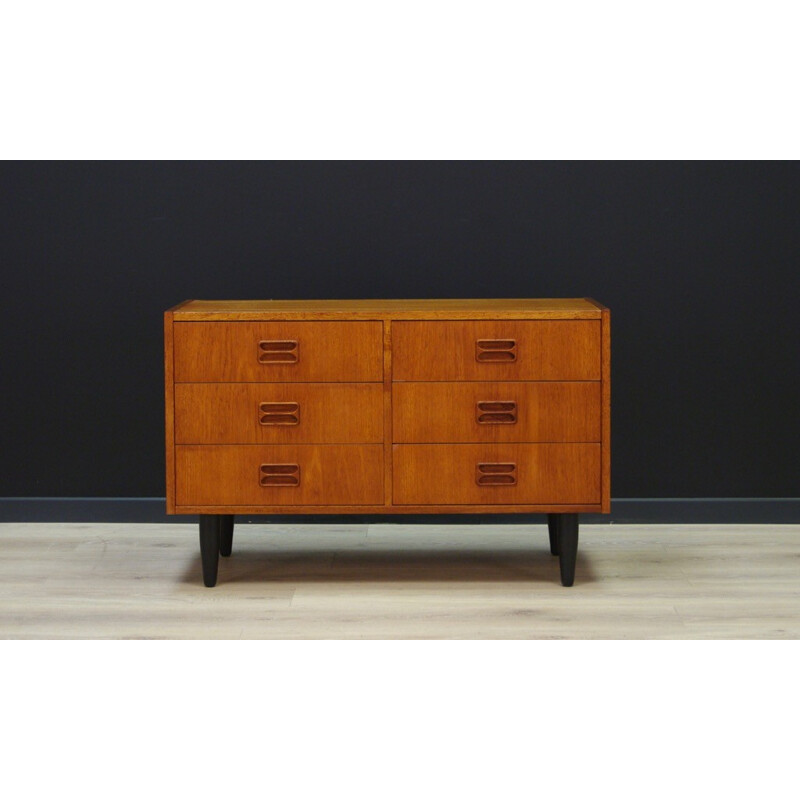 Vintage Danish design chest of drawers in teak - 1960s