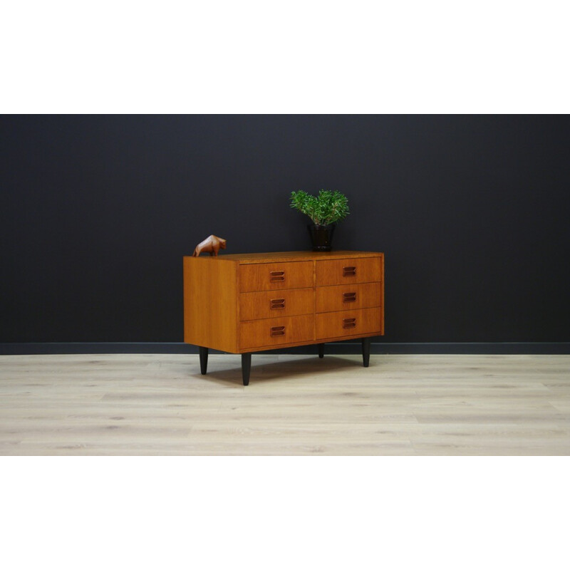 Vintage Danish design chest of drawers in teak - 1960s