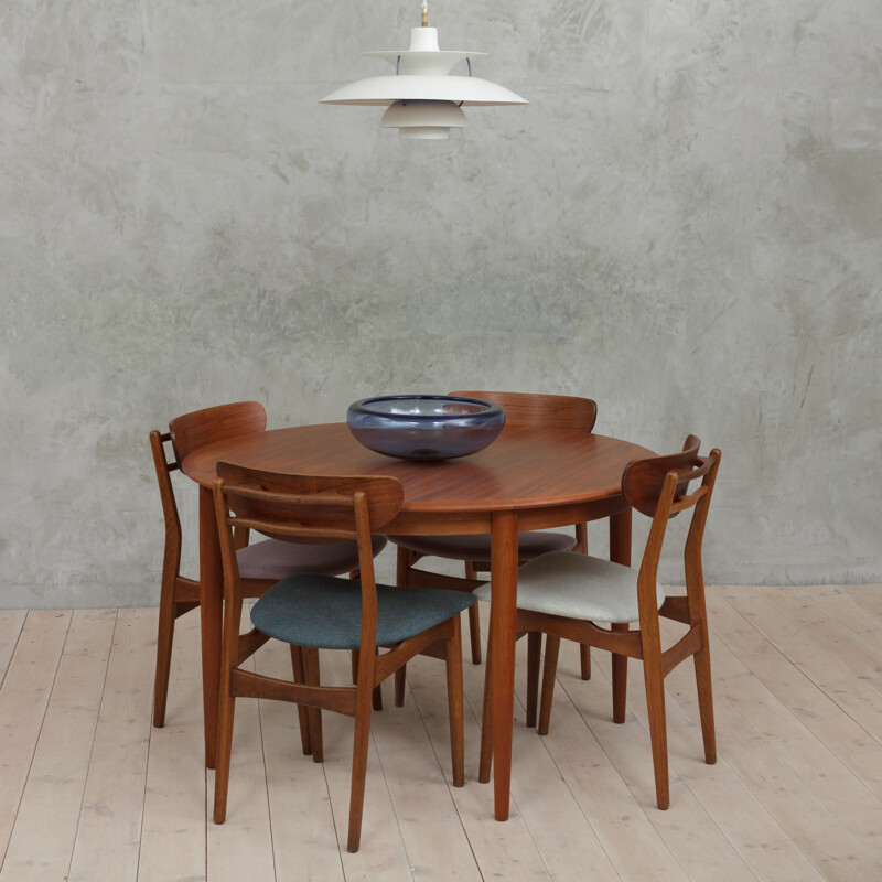 Table à repas vintage par Kai Kristiansen pour Skovmand & Andersen - 1960