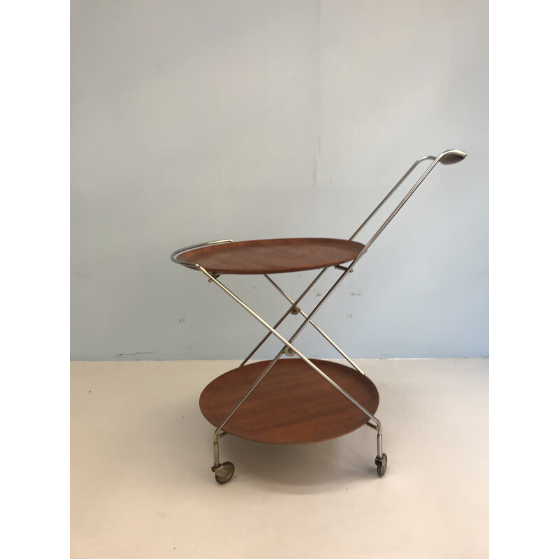 Vintage cart in teak by Poul Cadovius - 1960s