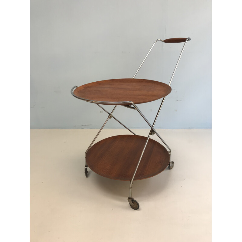 Vintage cart in teak by Poul Cadovius - 1960s