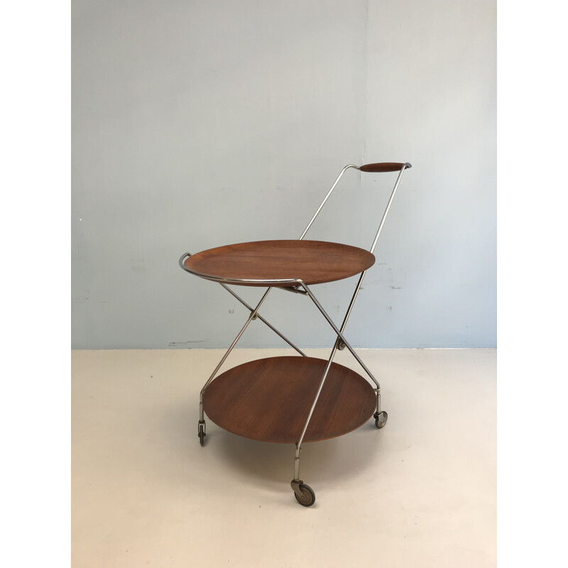 Vintage cart in teak by Poul Cadovius - 1960s