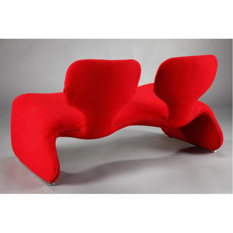 Vintage 2-seater sofa by Olivier Mourgue for Airborne - 1960s