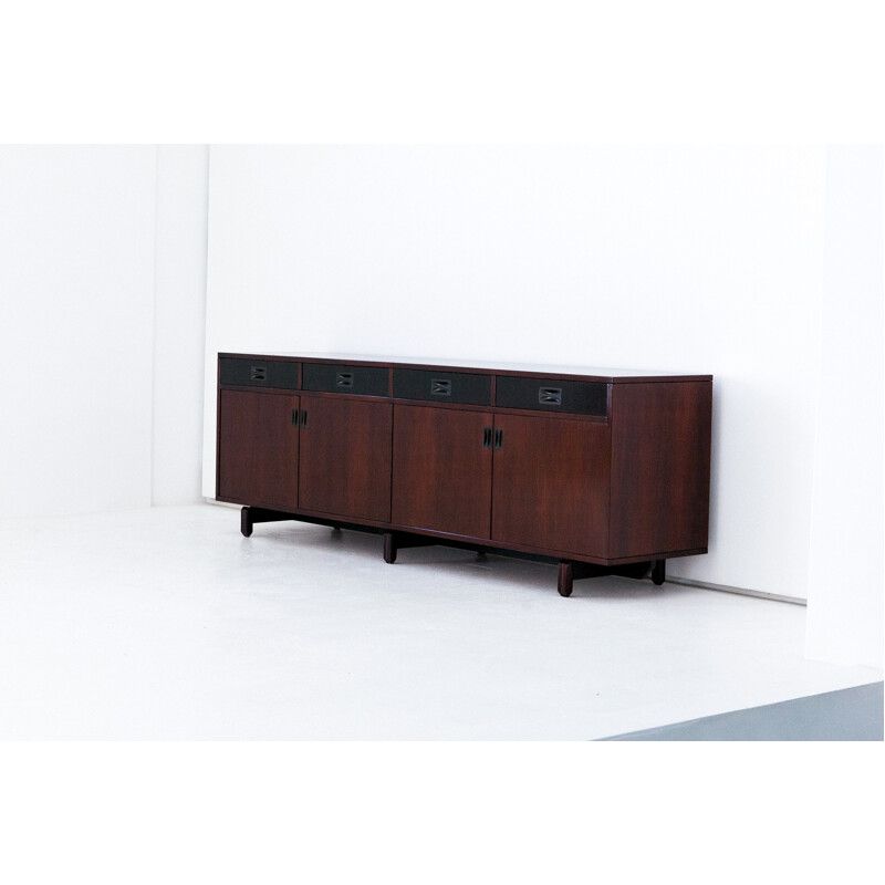 Vintage Italian sideboard in rosewood by Stildomus - 1960s