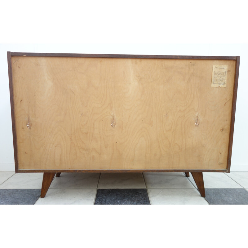 Jiri Jiroutek Yellow sidesideboard U453 by Interier Praha - 1960s