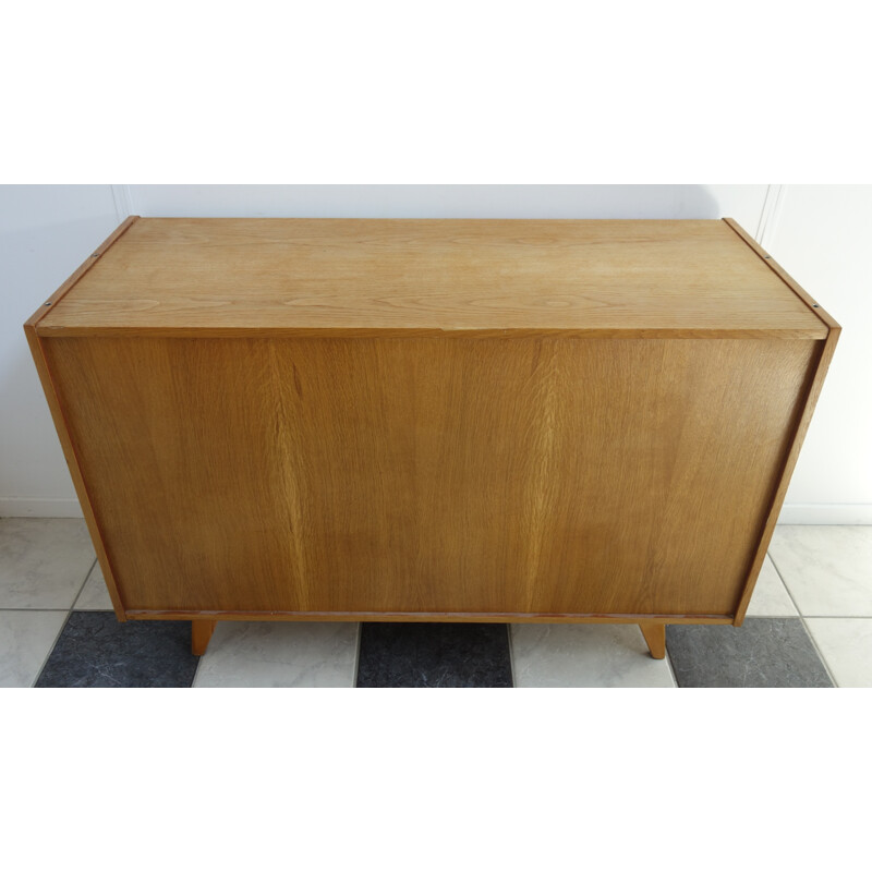 Vintage "U452" sideboard in pink prey by Jiroutek - 1960s