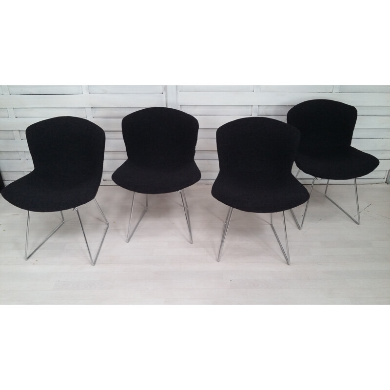 Set 4 "Wire" Chairs by Harry Bertoia for Knoll International - 1980s